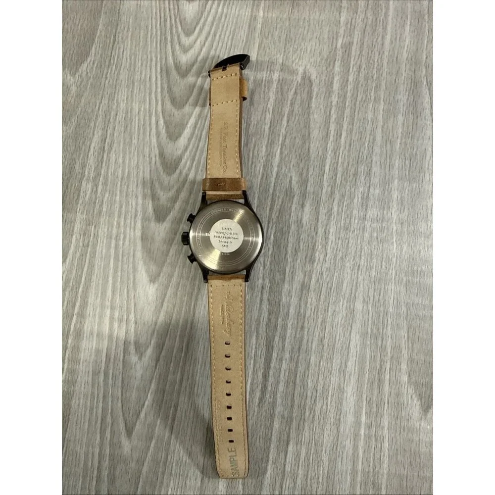 Timex Waterbury Chronograph Red Wing Collab Leather Strap Sample Dummy Project